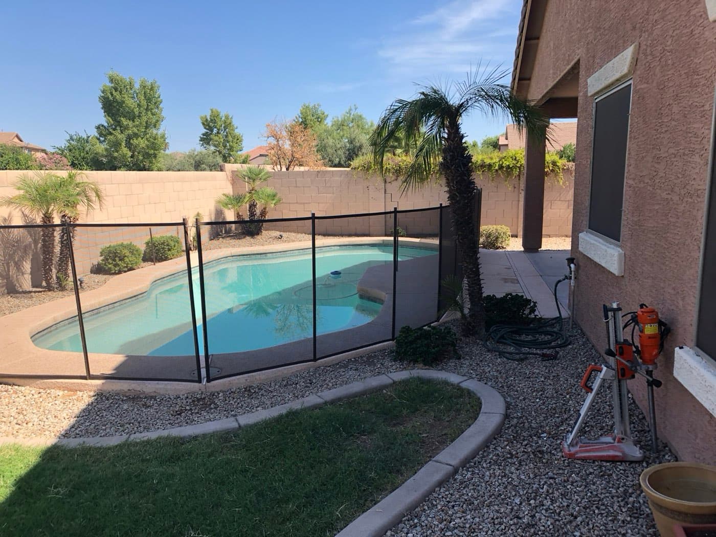 Pool fence installation — Maricopa County