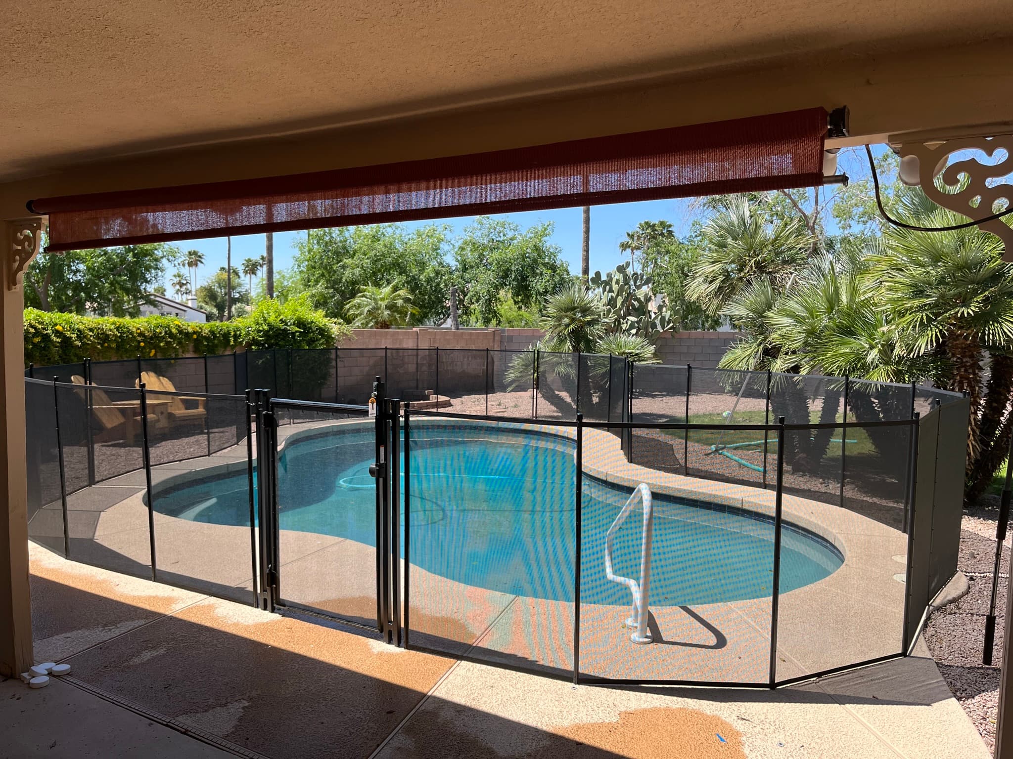 Child-safe pool safety fence — Clear Choice Pool Fence installation, Arizona