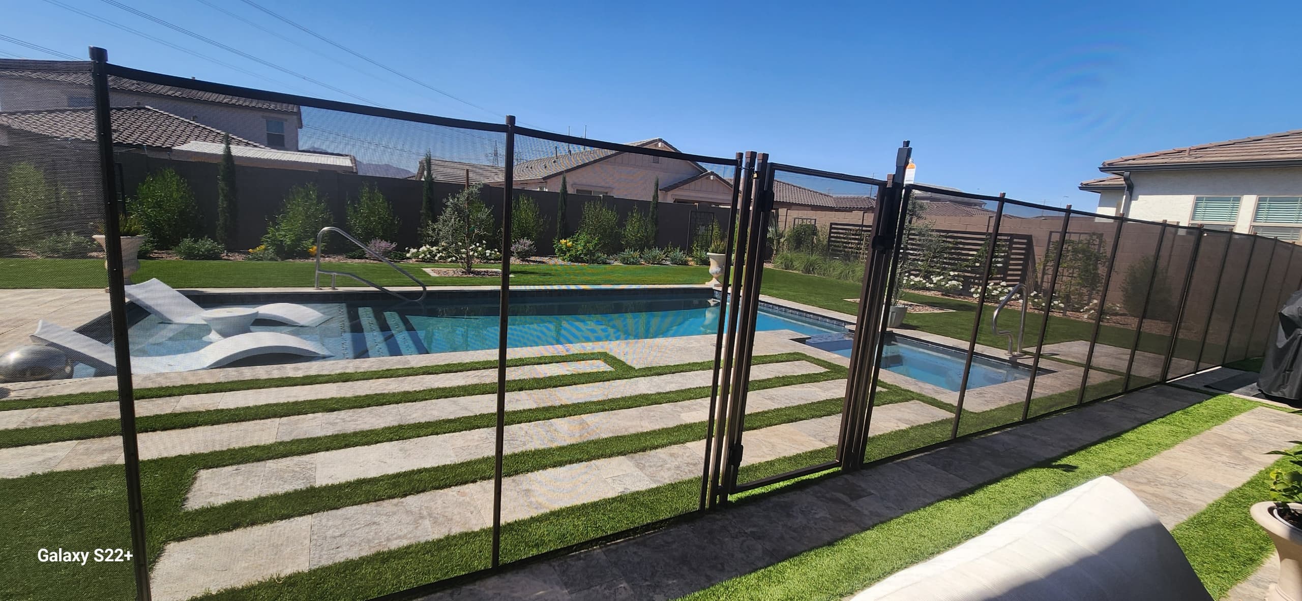 Removable pool fence installation — Clear Choice Pool Fence, Arizona 2026