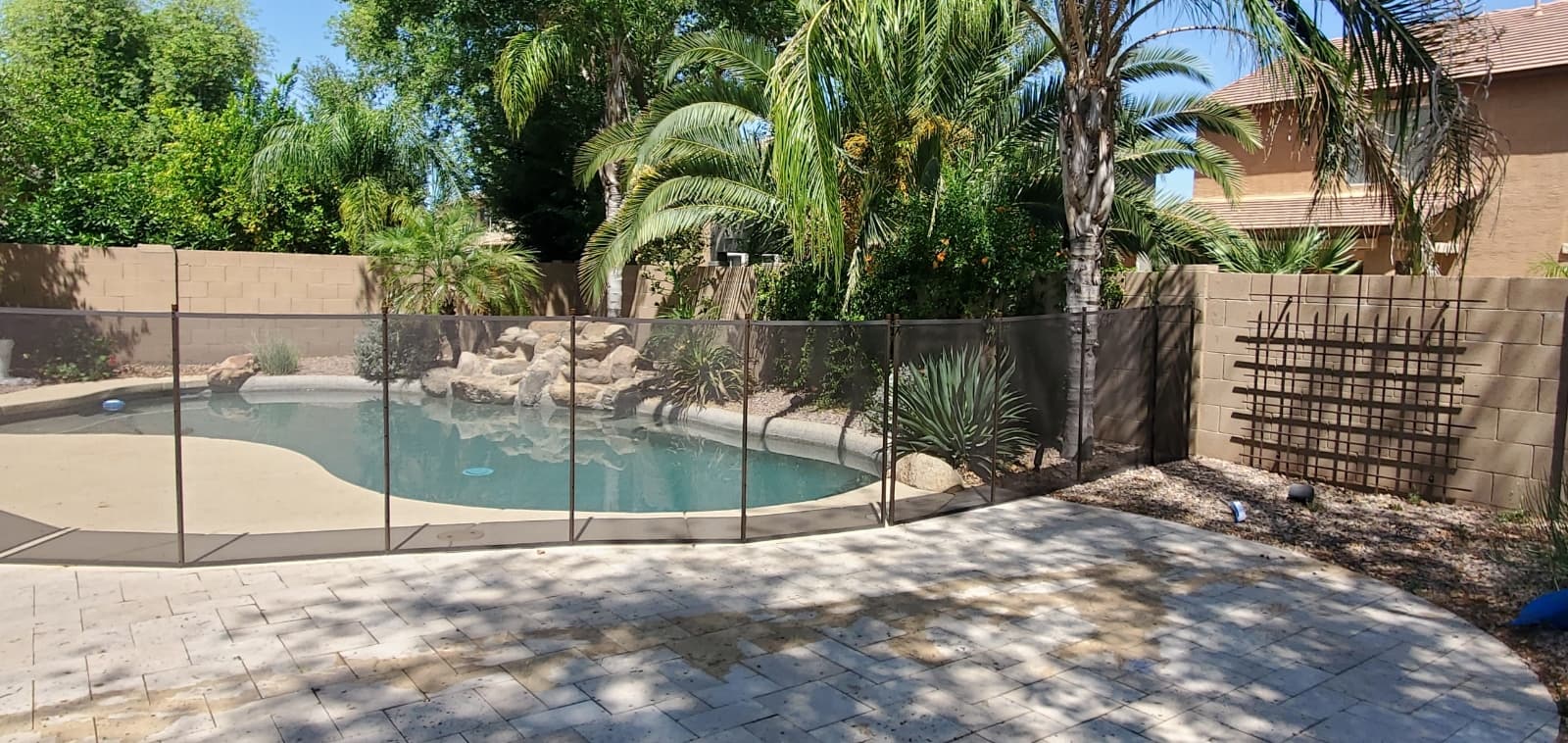 Pool fence installation — Maricopa County AZ, May 2022