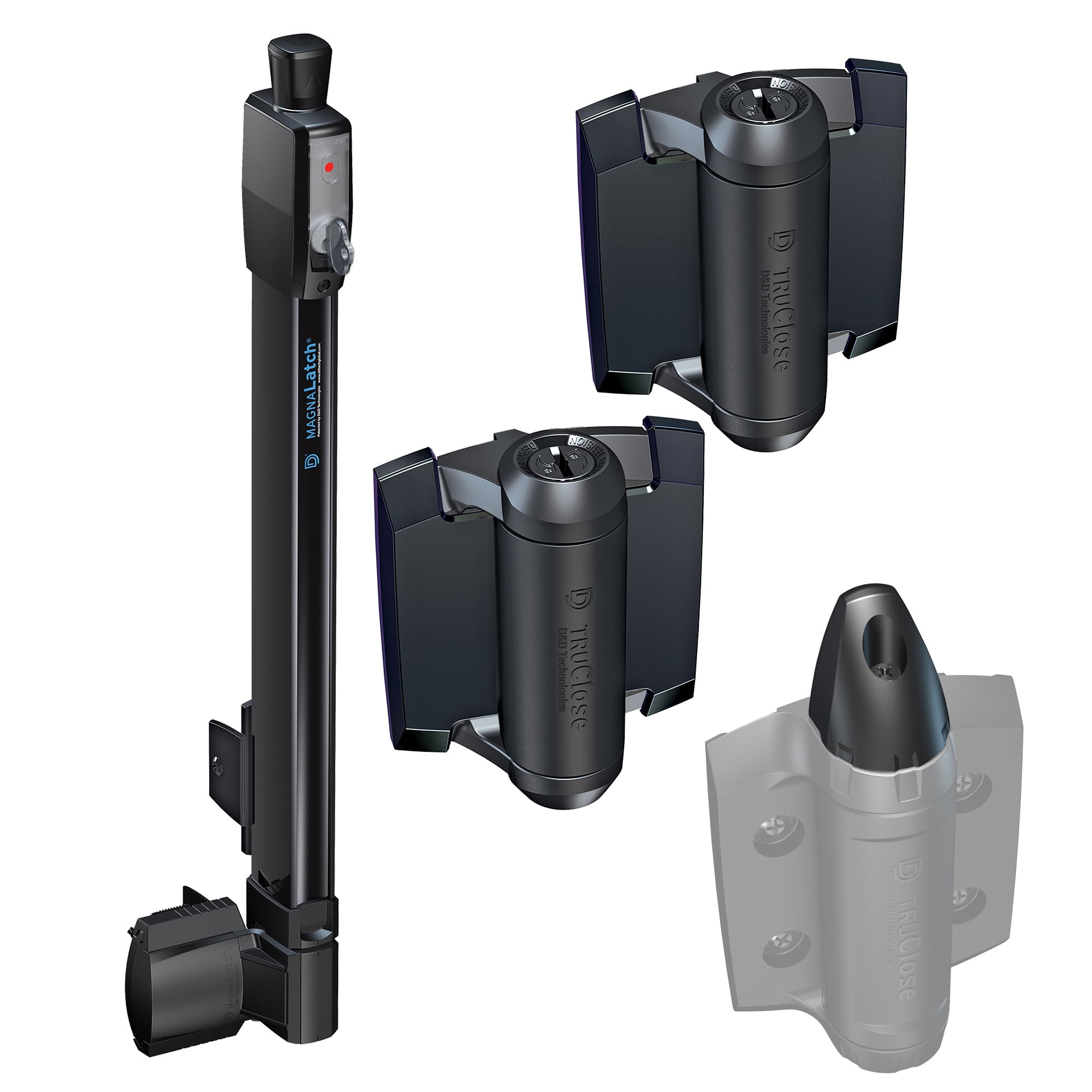 MagnaLatch top-pull lock — pool fence gate latch